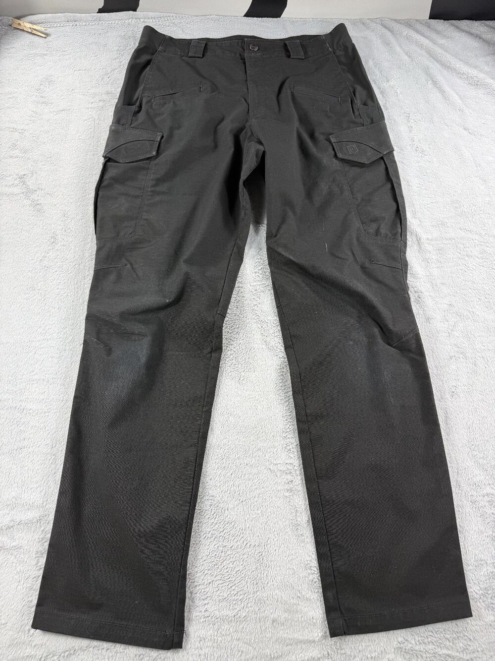 5.11 Tactical Mens Black Apex Cargo Pants 32x32 Work Outdoor Utility Pockets